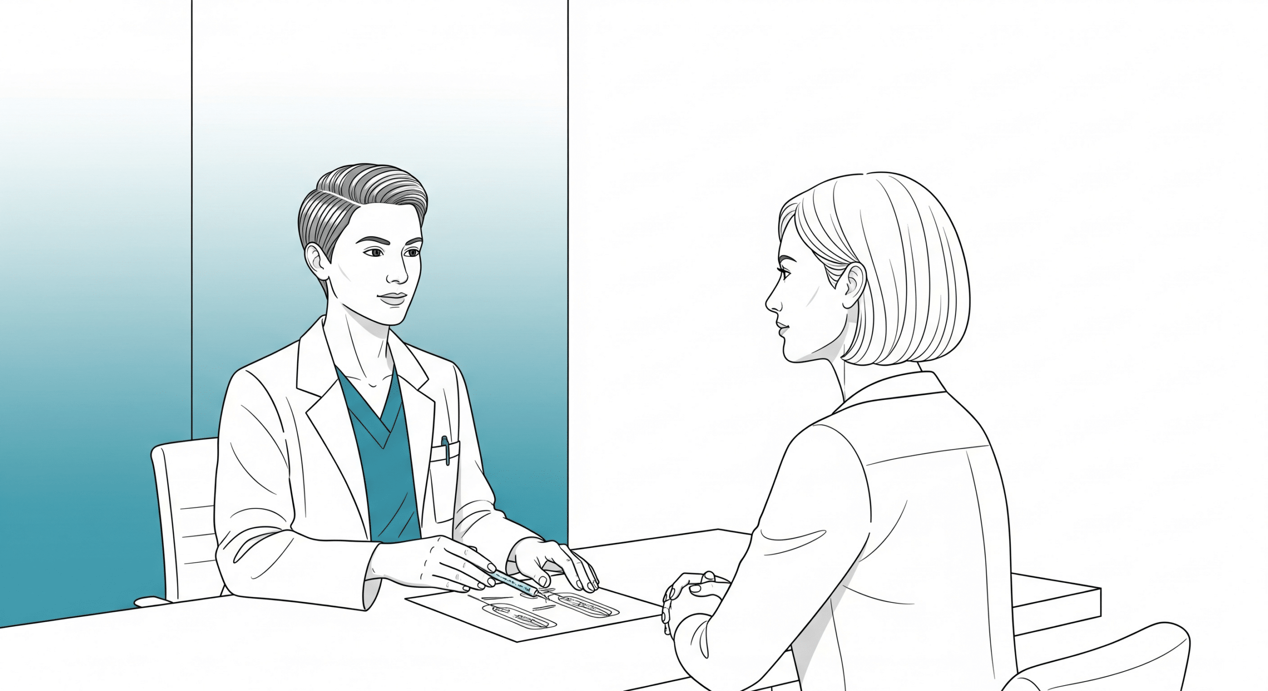 Best Botox injector Albuquerque conducting a patient consultation at Royale Medical Health